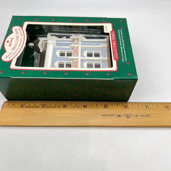 Hallmark Keepsake HALL BRO'S CARD SHOP Ornament Collectors Series 1988 NIB - Picture 10 of 10